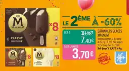 Match MAGNUM Bâtonnets glacés offre