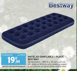 Intermarché BESTWAY Matelas gonflable 1 place offre