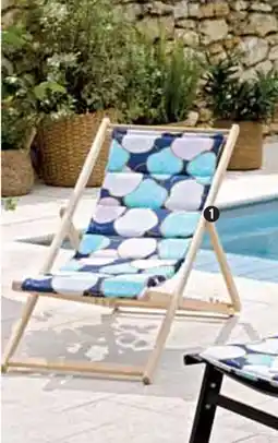 Intermarché Jardin Privé Chilienne matelassee avec structure en bois offre