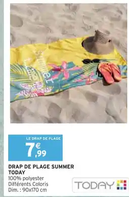 Intermarché TODAY Drap de plage summer offre