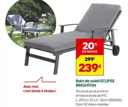 Truffaut Eclipse Bain de soleil Brighton offre