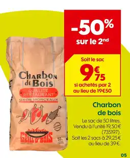 Truffaut Grill O'Bois Charbon de bois offre