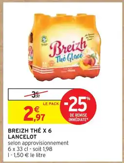 Intermarché LANCELOT Breizh Thé x 6 offre