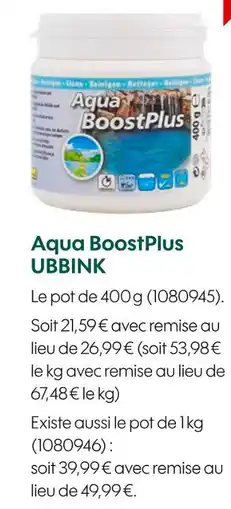 Truffaut Ubbink Aqua BoostPlus offre