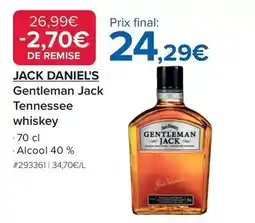 Costco Jack daniel's - gentleman jack tennessee whiskey offre