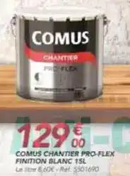 Les Briconautes Comus - chantier pro-flex finition blanc offre