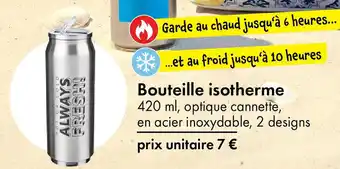 TEDi Bouteille isotherme offre