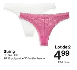 Zeeman String offre