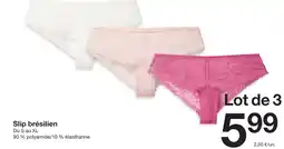 Zeeman Slip brésilien offre