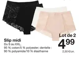 Zeeman Slip midi offre