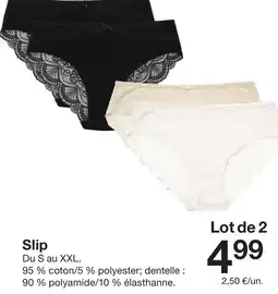 Zeeman Slip offre