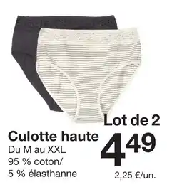 Zeeman Culotte haute offre