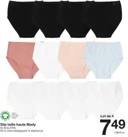 Zeeman Slip taille haute Mady offre
