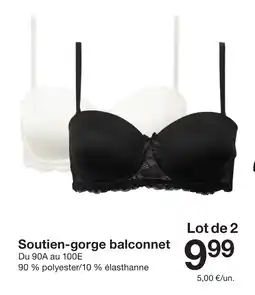 Zeeman Soutien-gorge balconnet offre