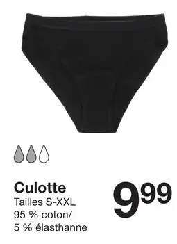 Zeeman Culotte offre