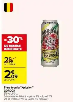 Carrefour Bière tequila xplosion offre