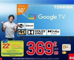 BUT TOSHIBA Smart tv led 50*126cm) toshiba soua2363dg offre