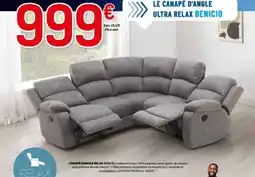 BUT Canapé d'angle relax benicio offre