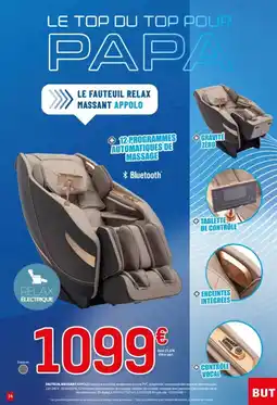 BUT Fauteuil massant appolo offre