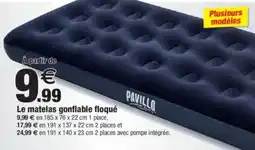 Bazarland Le matelas gonflable floqué offre