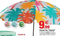Bazarland Parasol fixe "Tropical" offre
