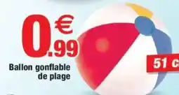 Bazarland Ballon gonflable de plage offre