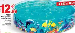 Bazarland Piscine transparente "Fond marin" offre