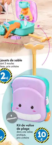 TEDi Kit de valise de plage offre