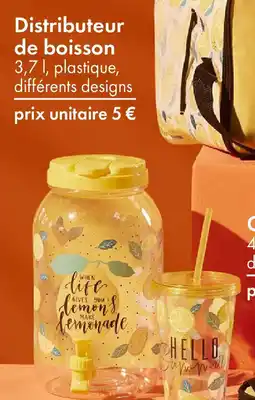 TEDi Distributeur de boisson offre