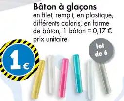 TEDi Bâton à glaçons offre