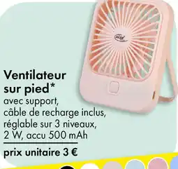 TEDi Ventilateur sur pied offre