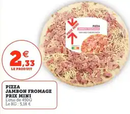 Utile Pizza jambon fromage prix mini offre