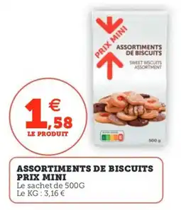 Utile Assortiments de biscuits prix mini offre
