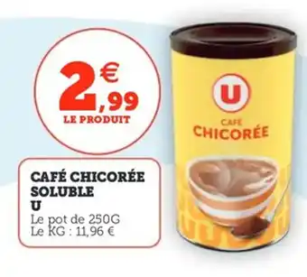 Utile Café chicorée soluble u offre