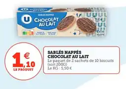 Utile Sablés nappés chocolat au lait offre