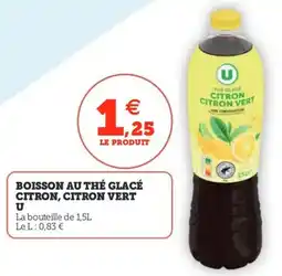 Utile Boisson au thé glacé citron citron vert u offre