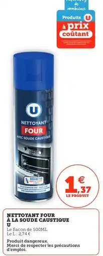 Utile Nettoyant four à la soude caustique u offre