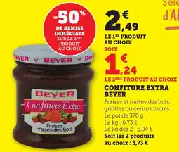 Maximarché Confiture extra beyer offre
