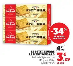 Maximarché Le petit beurre la mère poulard offre