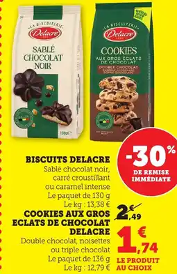 Maximarché Biscuits delacre offre