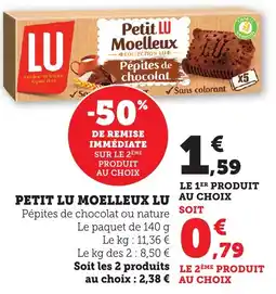 Maximarché Petit lu moelleux lu offre