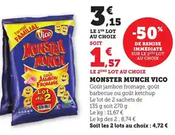 Maximarché Monster munch vico offre