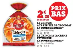 Maximarché Le chinois aux pepites de chocolat la fournee doree offre