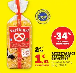 Maximarché Pates d'aslace bretzel igp valfleuri offre