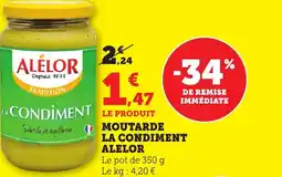 Maximarché Moutarde la condiment alelor offre
