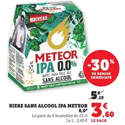 Maximarché Biere sans alcool ipa meteor offre