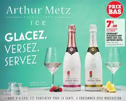 Maximarché Cremant d'alsace aop demi sec ice arthur metz offre