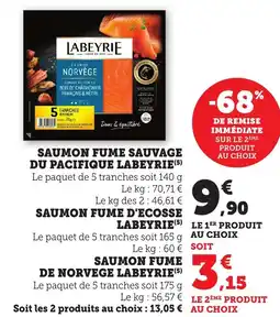 Maximarché Saumon fume sauvage du pacifique labeyrie offre