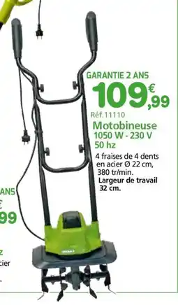 Provence Outillage Motobineuse 1050 W - 230 V 50 hz offre