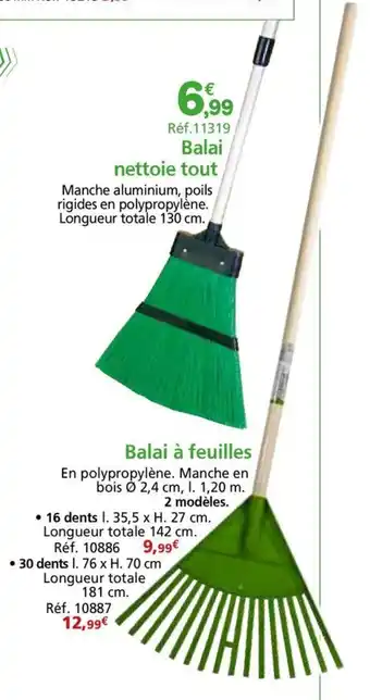 Provence Outillage Balai à feuilles offre